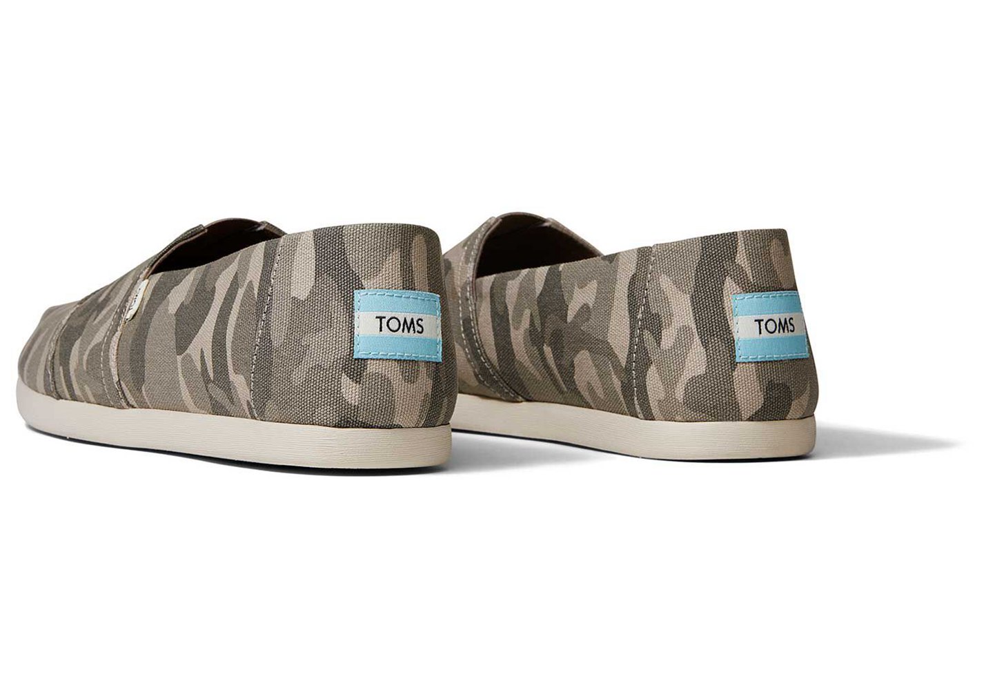 Toms Espadryle Męskie Jasny Szare - Alpargata Forest Camo - 58RPWOVLH